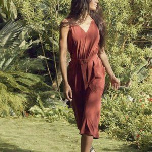 Athleta Sarasota Romper/Jumpsuit in Orange (size medium)